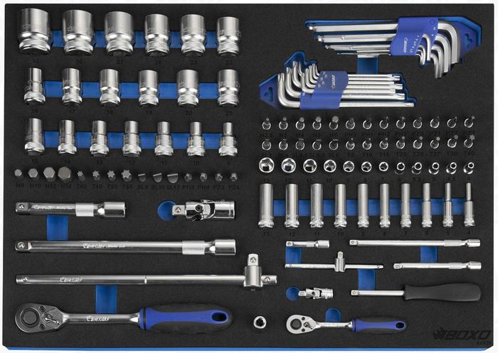 1/4" & 1/2" Socket 113 Pcs Set