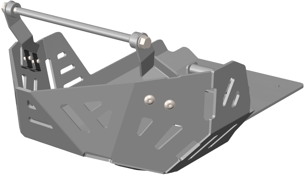 ALUMINUM TRAIL ENGINE GUARD CROSSPRO KTM 390 ADVENTURE R 2025 - Wadamart