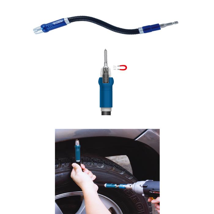 1/4" Bit Dr. Mag-Lock Chuck Flex Extension