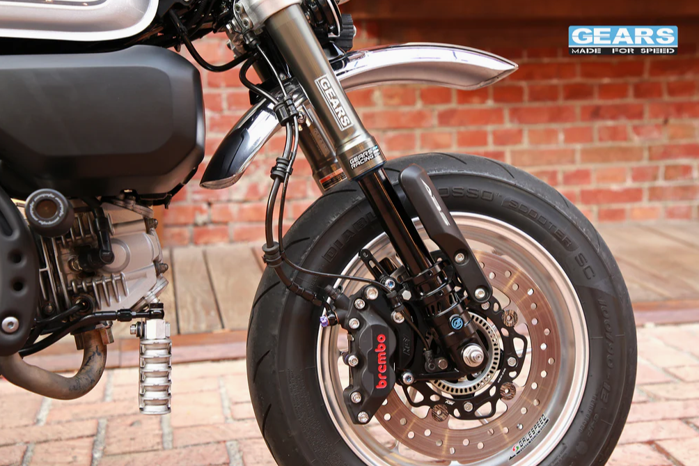 HONDA MSX/Grom 125/Monkey 125/DAX 125 (22~) Gears Fork Aluminum 330 Inverted-Forks ( GFA330 ) - Wadamart