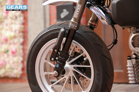 HONDA MSX/Grom 125/Monkey 125/DAX 125 (22~) Gears Fork Aluminum 330 Inverted-Forks ( GFA330 ) - Wadamart