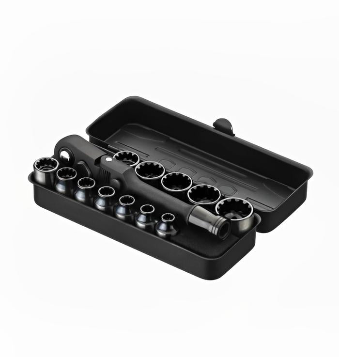 Arsenal 1/4" Dr. Low Profile Spline Set (13-pc)