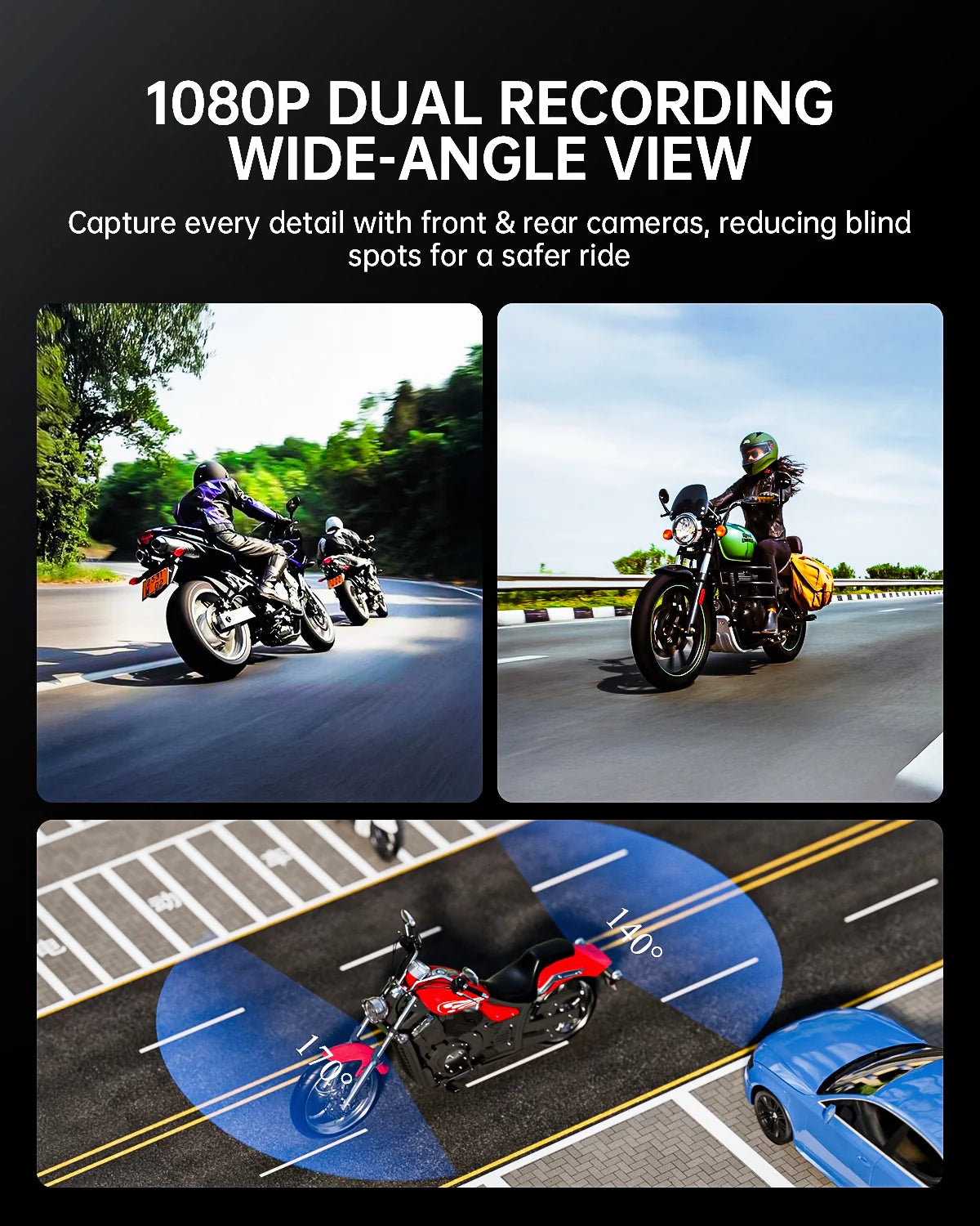 JADO H1 Motorcycle Smart Riding System - Wadamart