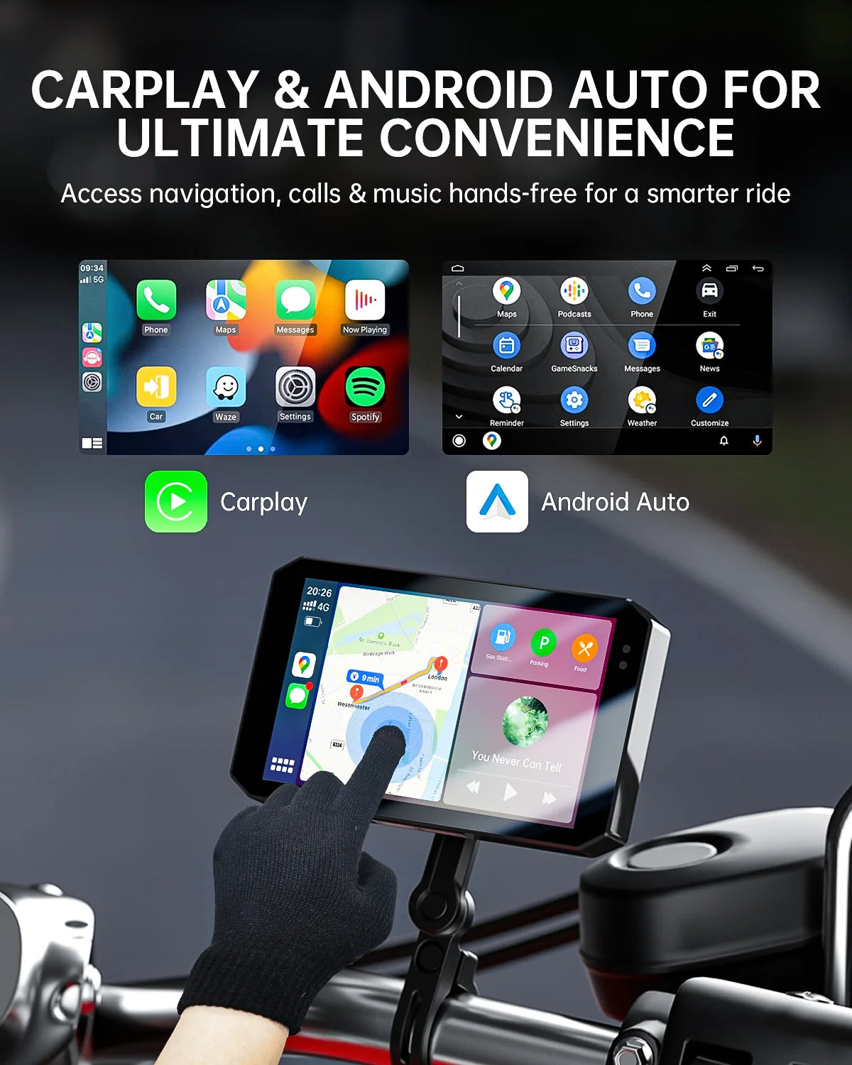 JADO H1 Motorcycle Smart Riding System - Wadamart