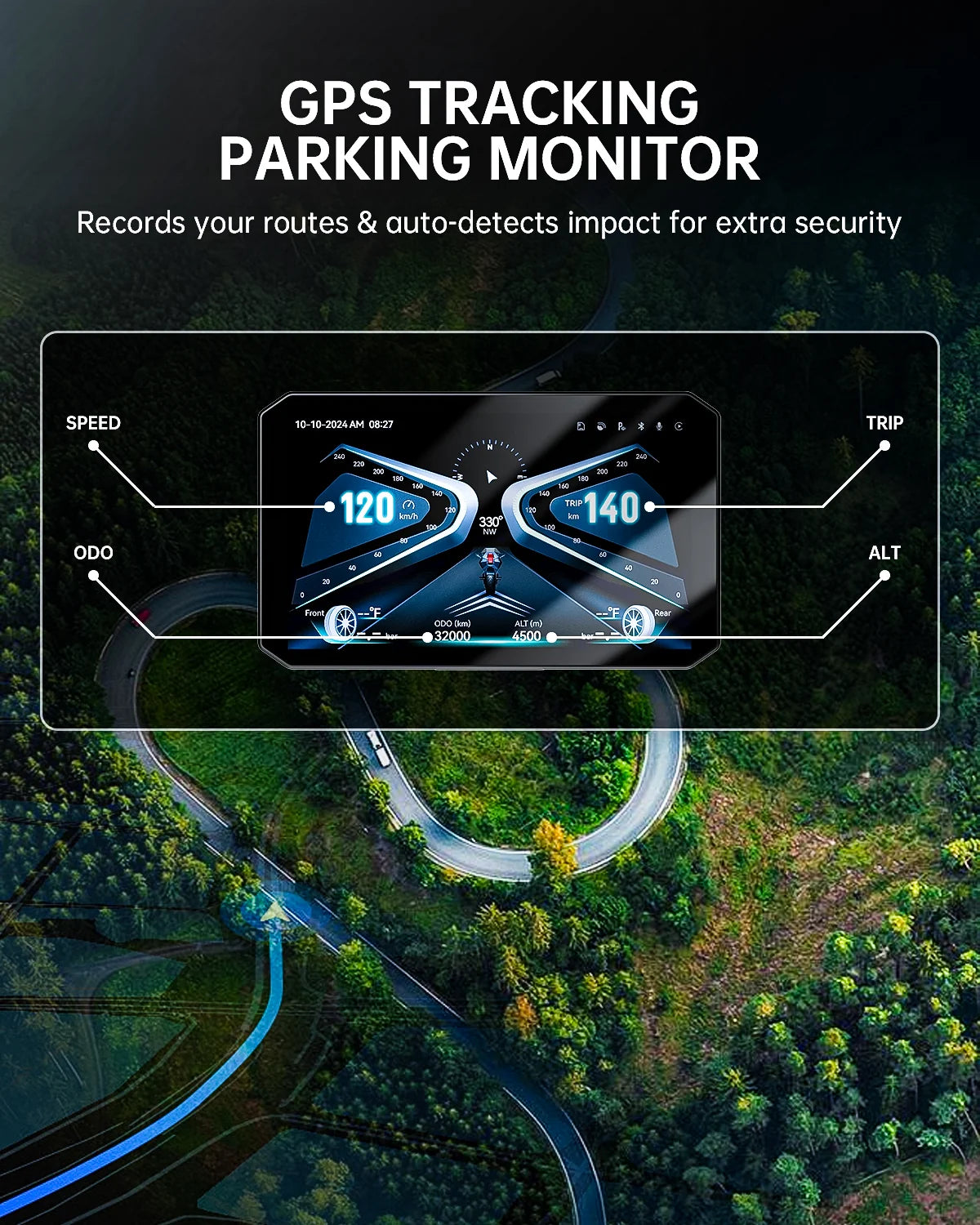 JADO H1 Motorcycle Smart Riding System - Wadamart