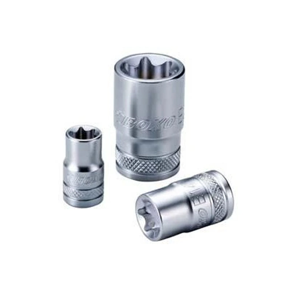 3/8" Dr. 6PT Star Socket w/ Mirror Finish - Wadamart