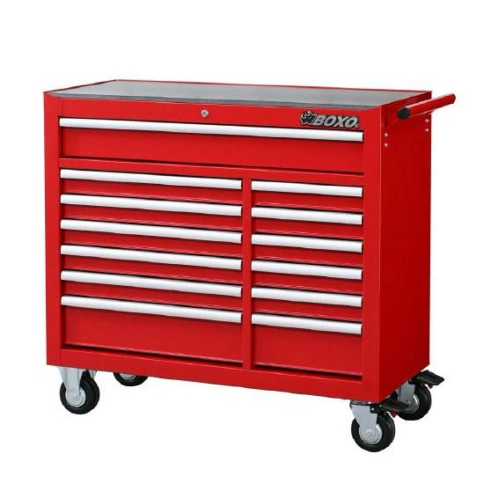 13 Drawer 42" Industrial Super Wide Cart - Wadamart