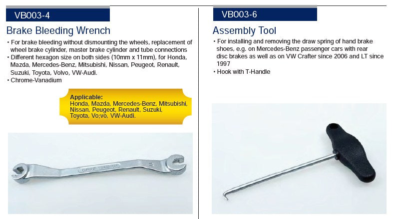 HIGH QUALITY BRAKE TOOL SET - Wadamart