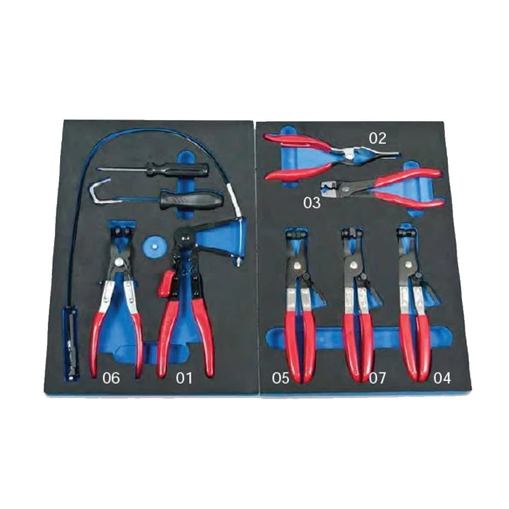 9 PCS HOSE CLAMP PLIERS KIT - Wadamart