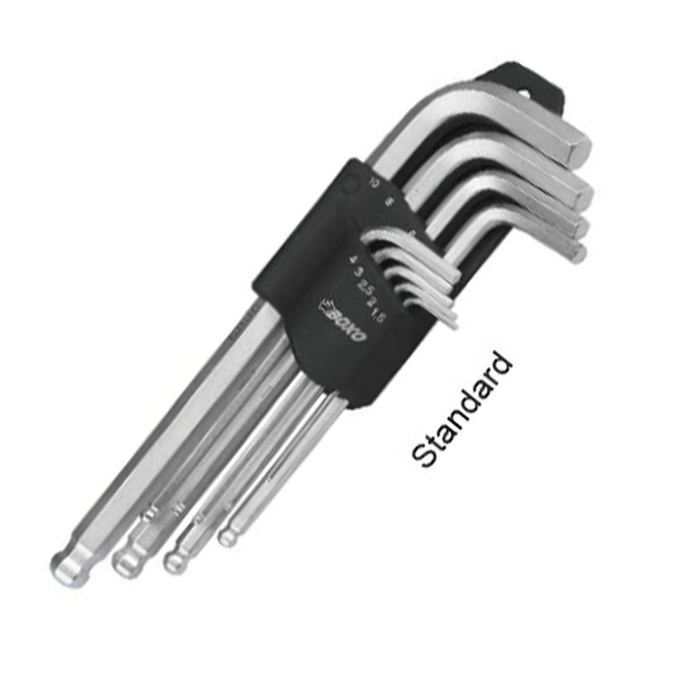 9Pcs Long Arm Ball Point Hex Key set - Wadamart