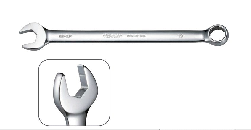 Non Slip XL Combination Wrench w/ Mirror Finish - Wadamart